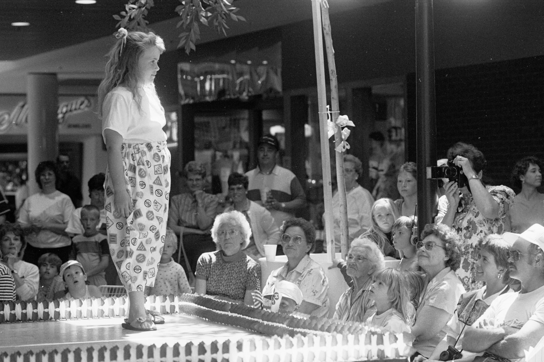 Fashion show at West Park Plaza, 1991